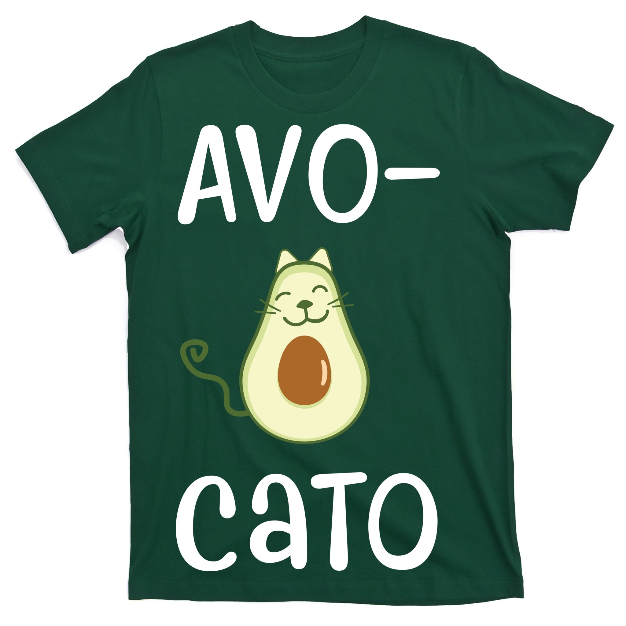 cat avocado shirt