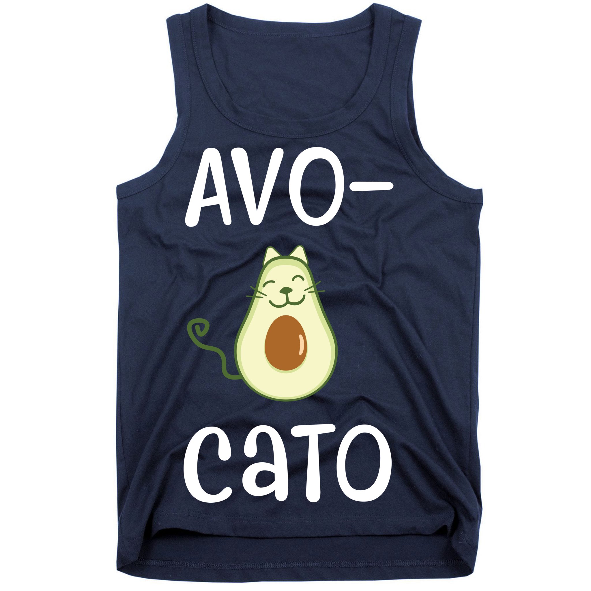 Avocato Cat Avocado Tank Top Teeshirtpalace