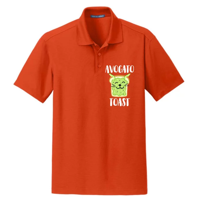 Avocato Toast Dry Zone Grid Performance Polo