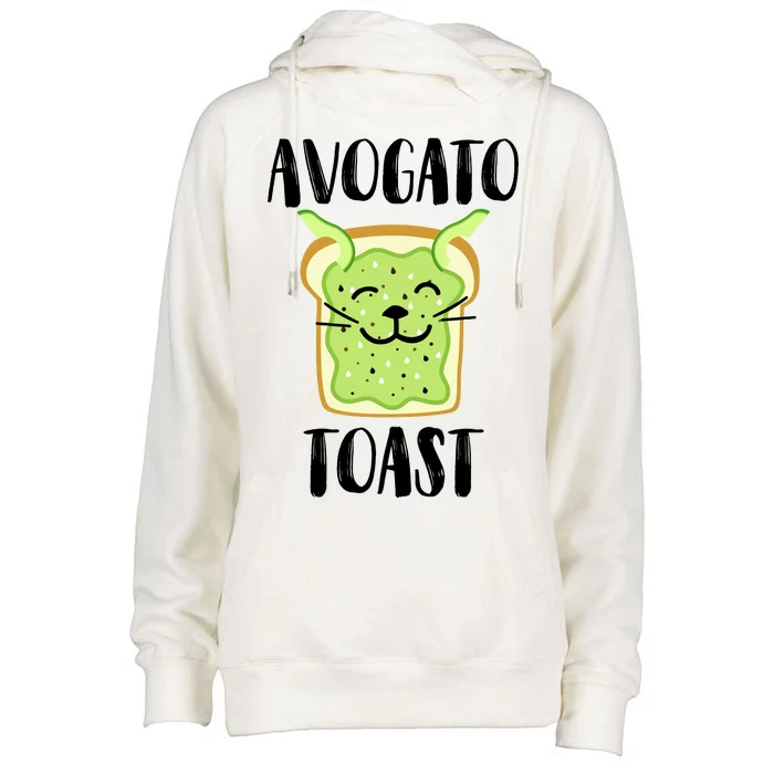 Avocato Toast Womens Funnel Neck Pullover Hood