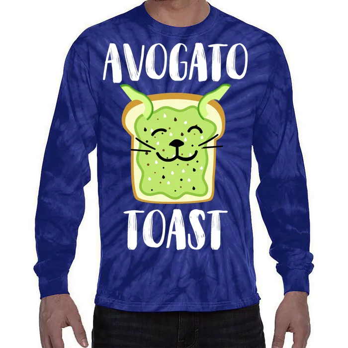 Avocato Toast Tie-Dye Long Sleeve Shirt