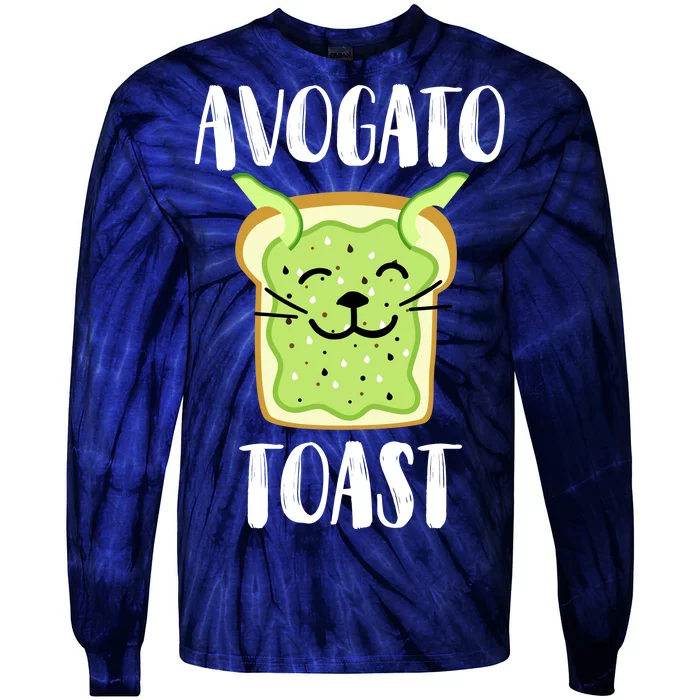 Avocato Toast Tie-Dye Long Sleeve Shirt