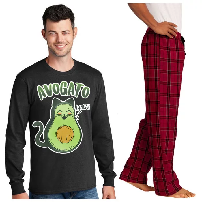 Avogato Cat Hola Long Sleeve Pajama Set