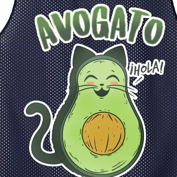 Avogato Cat Hola Mesh Reversible Basketball Jersey Tank