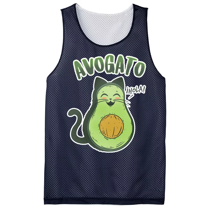 Avogato Cat Hola Mesh Reversible Basketball Jersey Tank