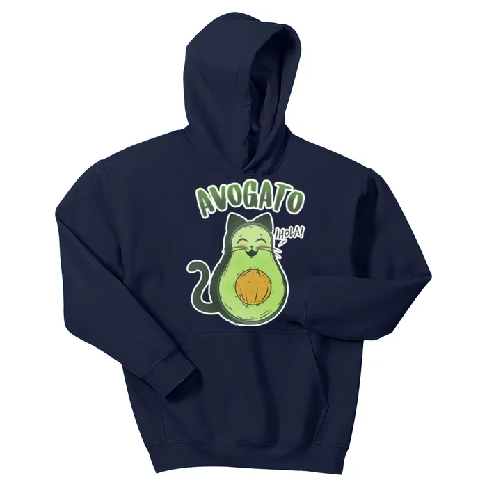 Avogato Cat Hola Kids Hoodie