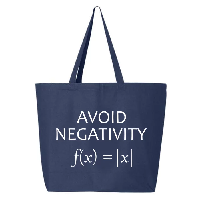 Avoid Negativity Math Joke 25L Jumbo Tote