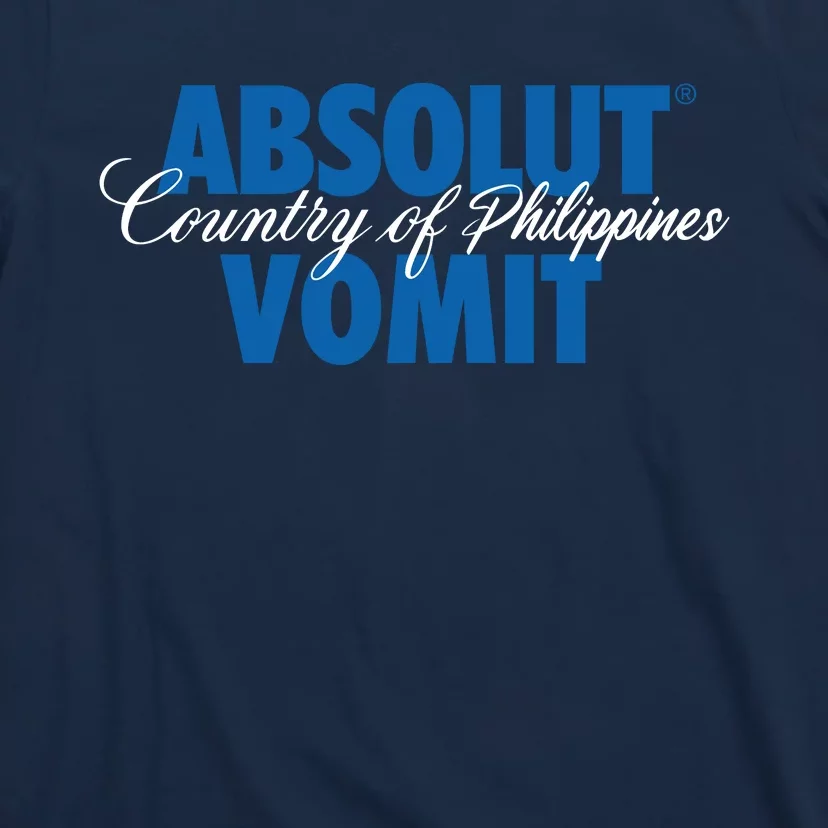 Absolute Vomit Parody Country Of Philippines T-Shirt