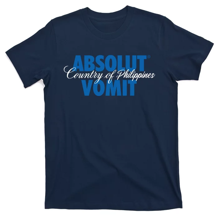 Absolute Vomit Parody Country Of Philippines T-Shirt