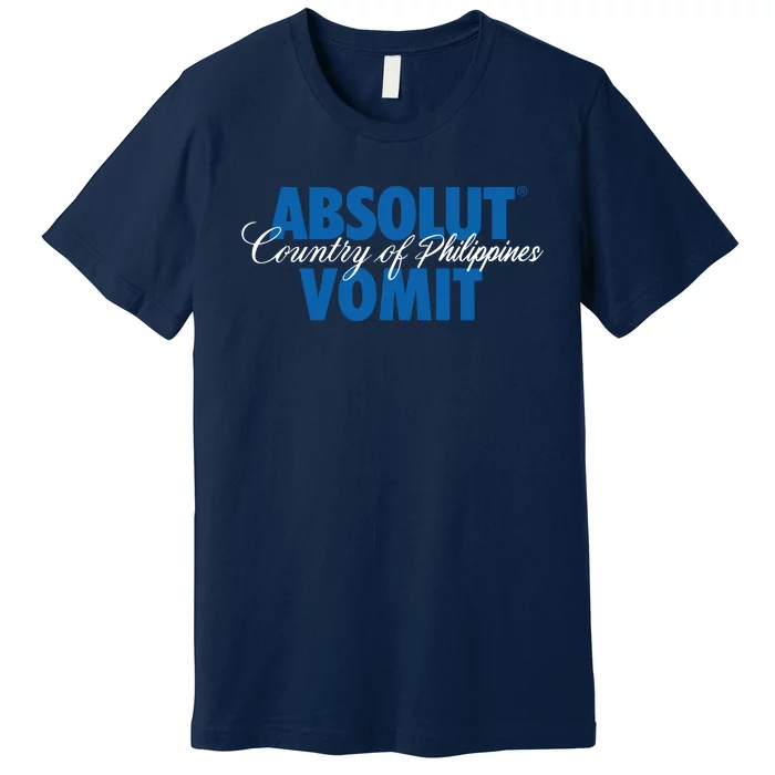 Absolute Vomit Parody Country Of Philippines Premium T-Shirt