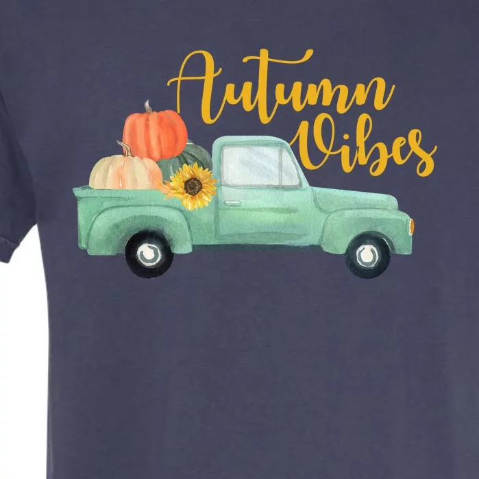 Autumn Vibes Pumpkin Truck Garment-Dyed Heavyweight T-Shirt