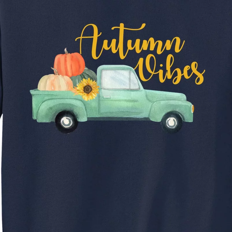 Autumn Vibes Pumpkin Truck Tall Sweatshirt