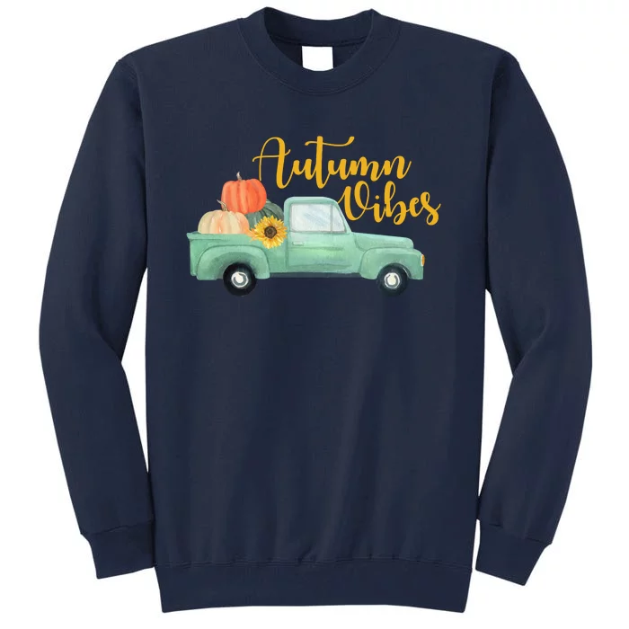 Autumn Vibes Pumpkin Truck Tall Sweatshirt