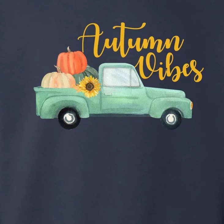 Autumn Vibes Pumpkin Truck Toddler Hoodie