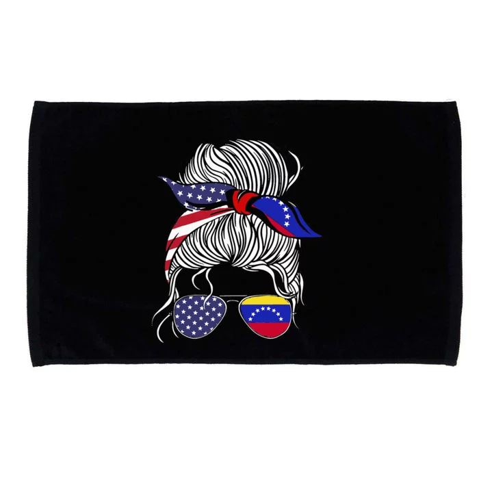 American Venezuelan Patriot Flag Women Venezuela Grown Microfiber Hand Towel