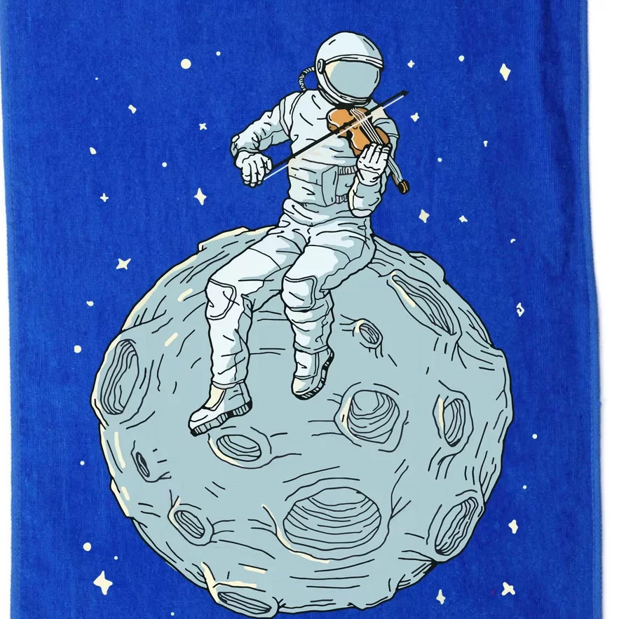 Astronaut Violin Player Violinist Viola Classical Music Platinum Collection Golf Towel