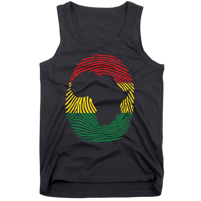 Africa Vintage Retro Map Tanzania Namibia Kenya Tank Top