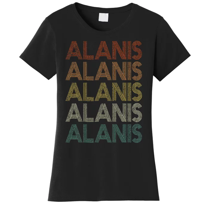 Alanis Vintage Retro Women's T-Shirt