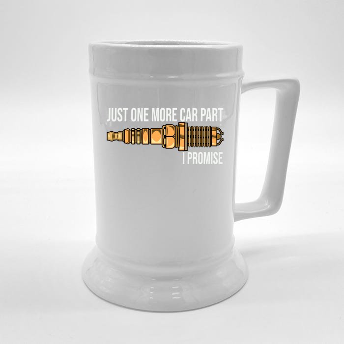 Awesome Vintage Retro Just One More Car Part I Promise Meaningful Gift Front & Back Beer Stein