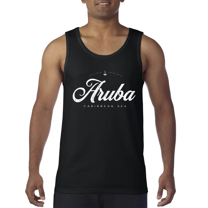 Aruba Vintage Retro Tank Top