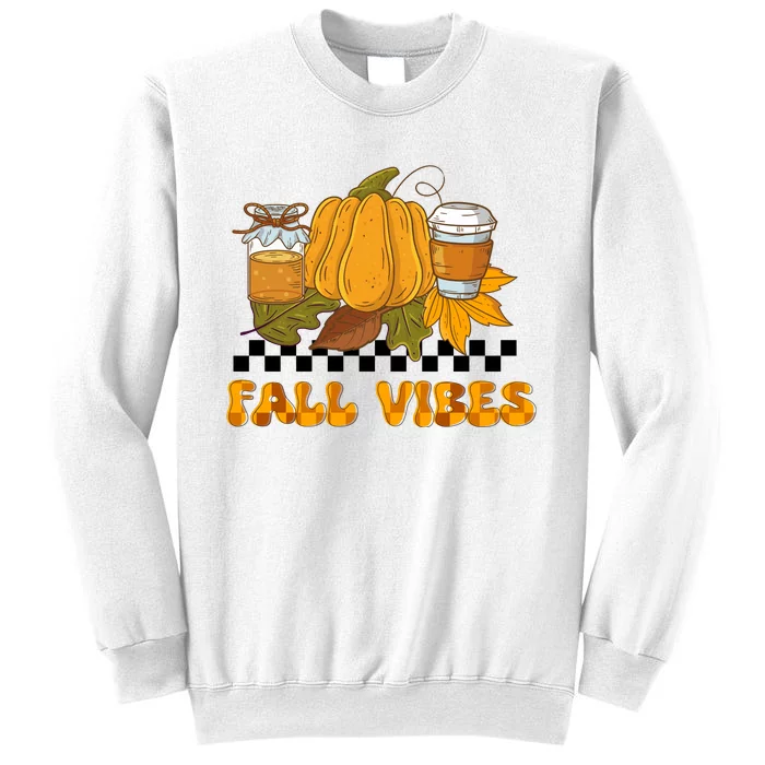 Autumn Vibes Seasonal Graphic Sweatshirt