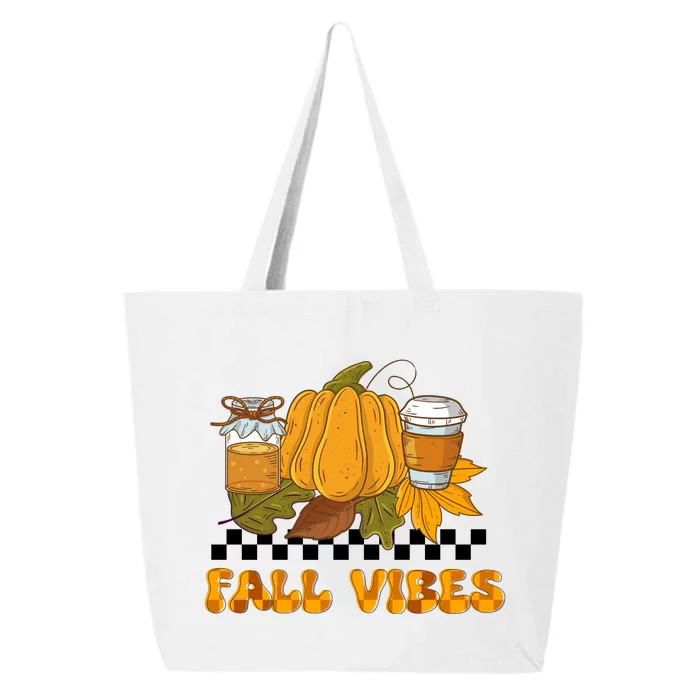 Autumn Vibes Seasonal Graphic 25L Jumbo Tote