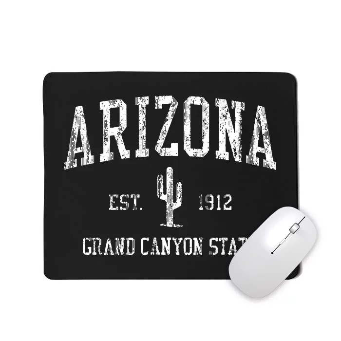 Arizona Vintage Saguaro Cactus Sports Design Mousepad