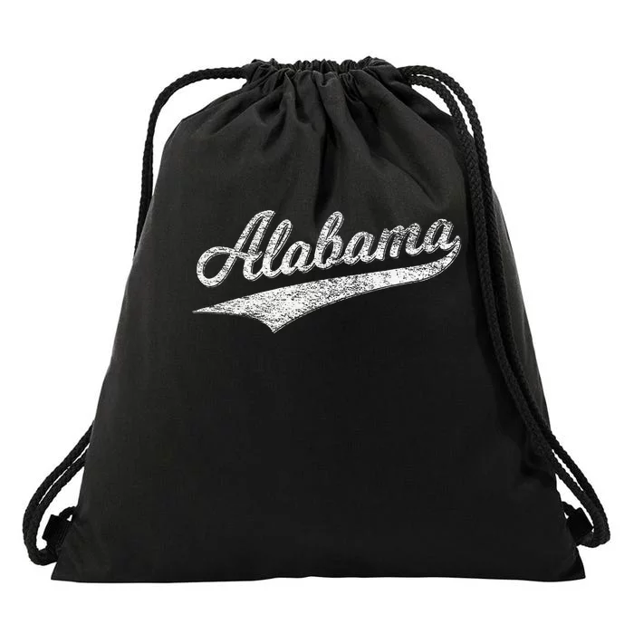 Alabama Varsity Script Classic Sports Jersey Drawstring Bag