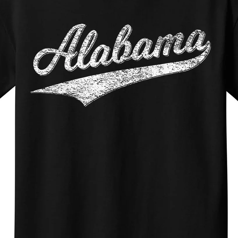 Alabama Varsity Script Classic Sports Jersey Kids T-Shirt