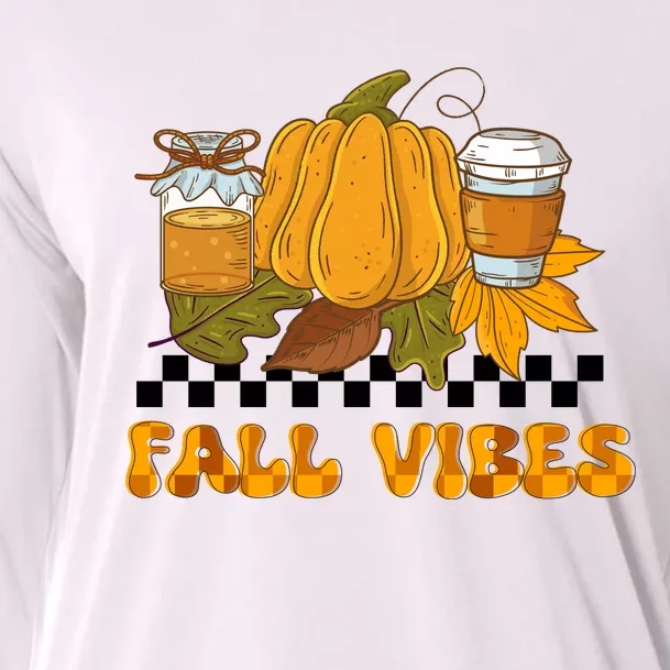 Autumn Vibes Seasonal Graphic Cooling Performance Long Sleeve Crew