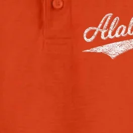 Alabama Varsity Script Classic Sports Jersey Style Dry Zone Grid Performance Polo