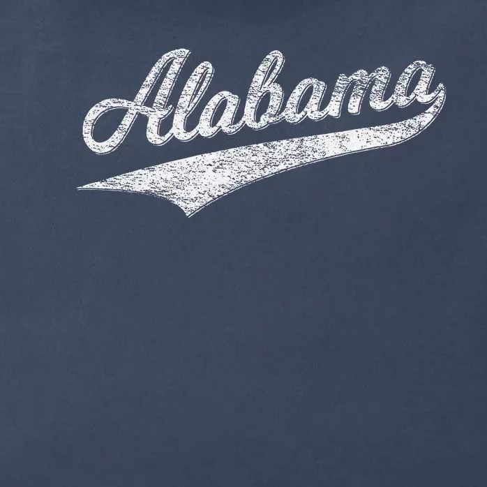 Alabama Varsity Script Classic Sports Jersey Style Zip Tote Bag