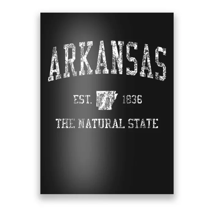 Arkansas Vintage Sports Design Arkansan Poster