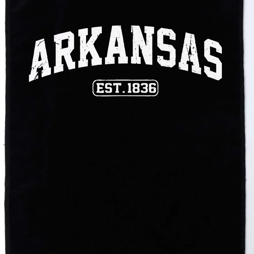 Arkansas Vintage State Athletic Style Platinum Collection Golf Towel