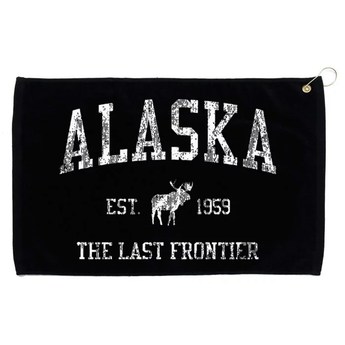 Alaska Vintage Sports Design Alaskan Moose Grommeted Golf Towel