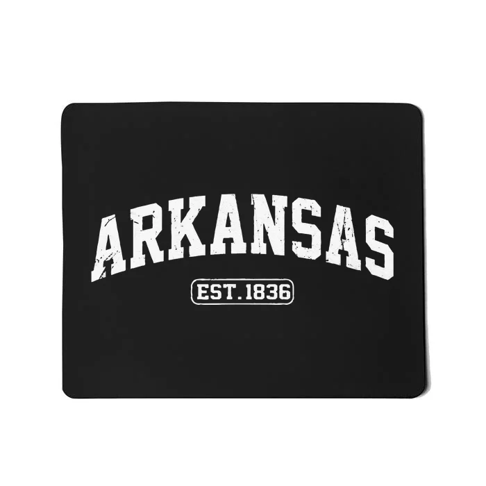 Arkansas Vintage State Athletic Style Mousepad