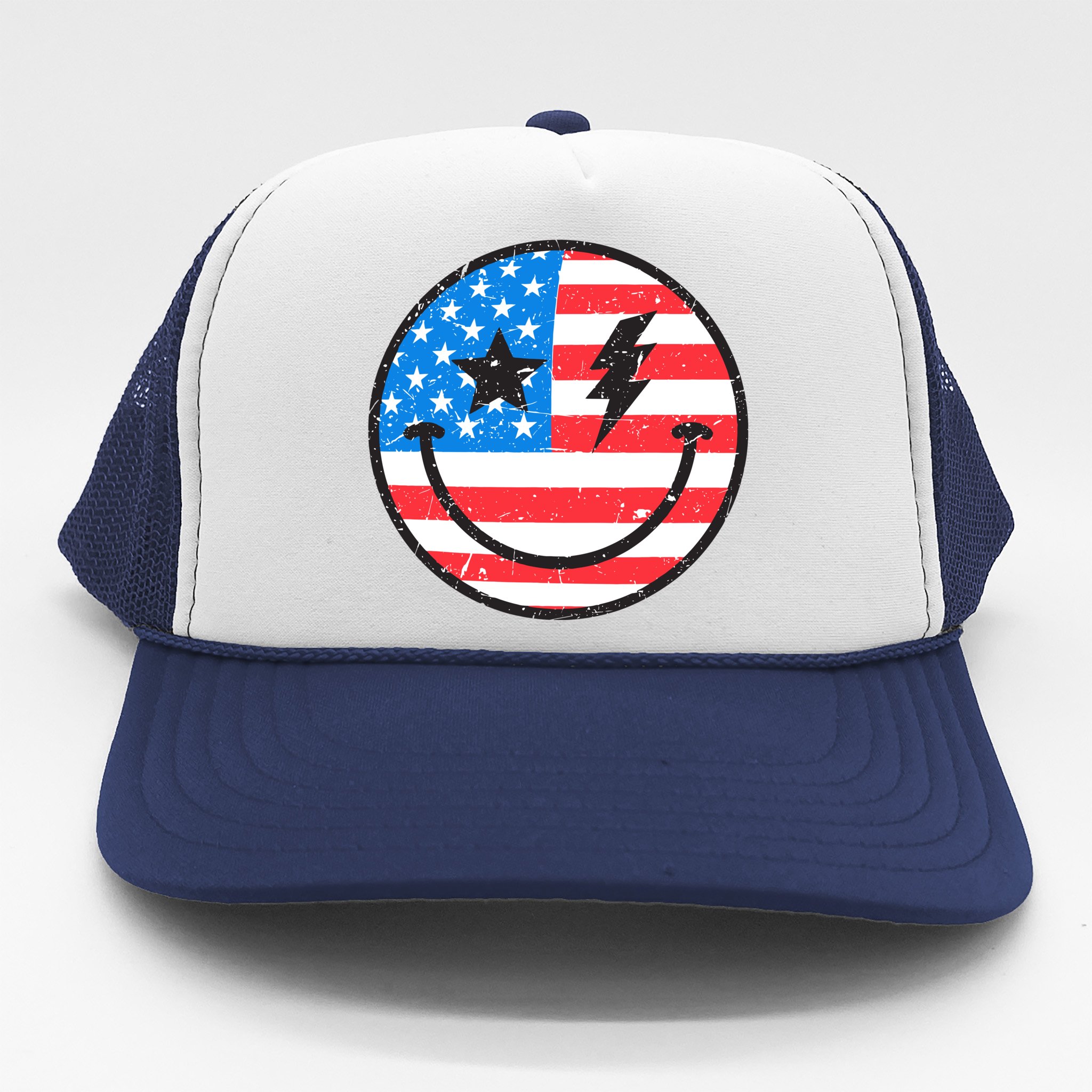 American Flag Trucker Hat Woman Patriotic Baseball Cap 4th 