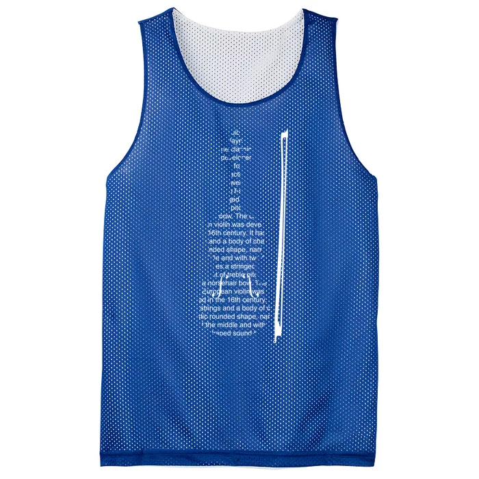 Awesome Violin String Musical Instrut Gift Mesh Reversible Basketball Jersey Tank