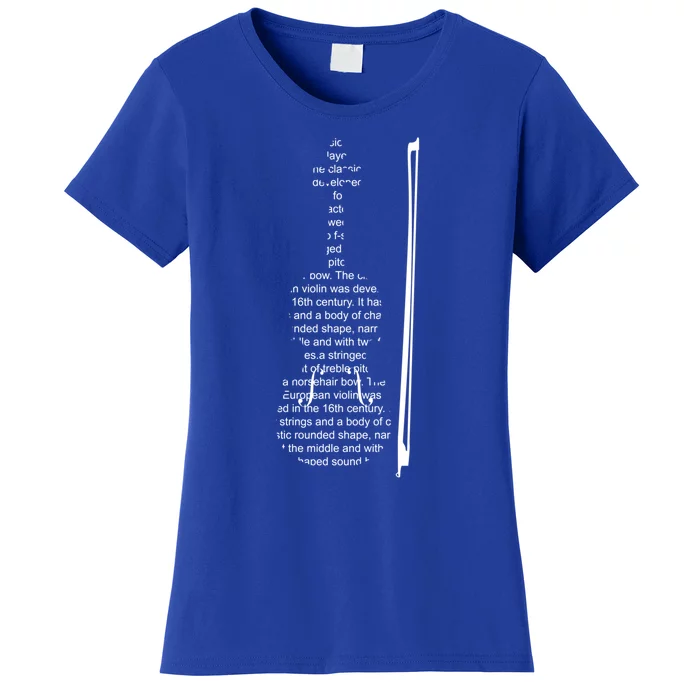 Awesome Violin String Musical Instrut Gift Women's T-Shirt