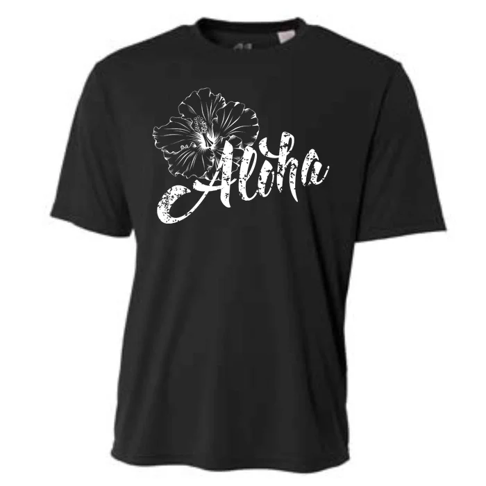 Aloha Vintage Tropical Hawaii Cooling Performance Crew T-Shirt