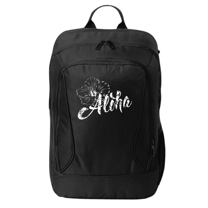 Aloha Vintage Tropical Hawaii City Backpack