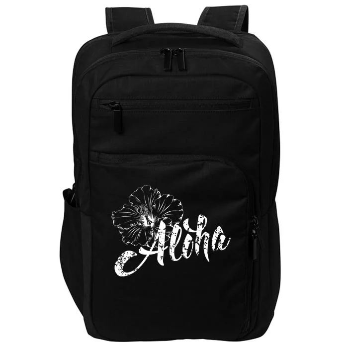 Aloha Vintage Tropical Hawaii Impact Tech Backpack