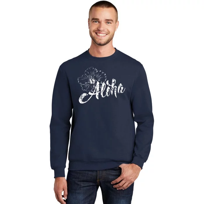 Aloha Vintage Tropical Hawaii Tall Sweatshirt