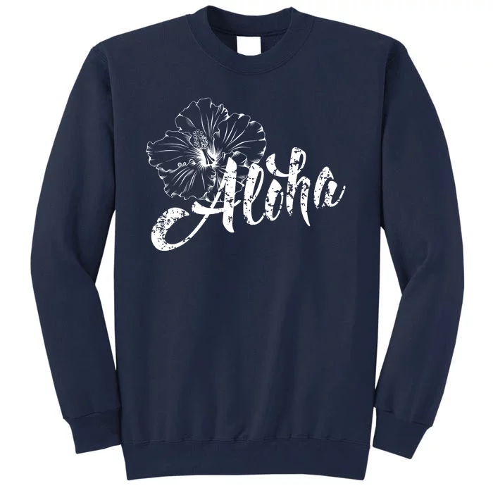 Aloha Vintage Tropical Hawaii Tall Sweatshirt