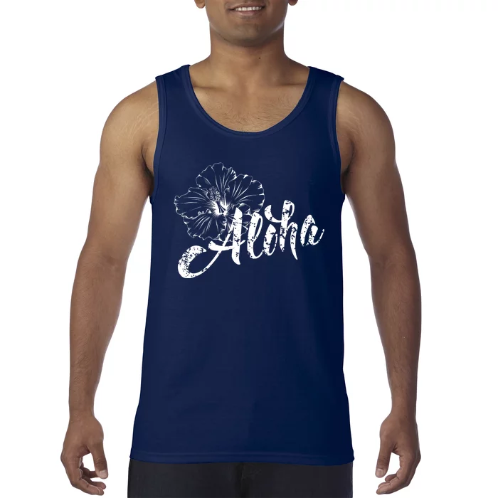 Aloha Vintage Tropical Hawaii Tank Top