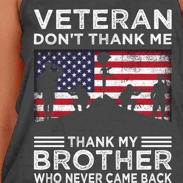 American Veteran T Women's Knotted Racerback Tank