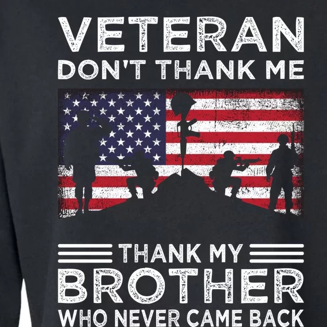 American Veteran T Cropped Pullover Crew