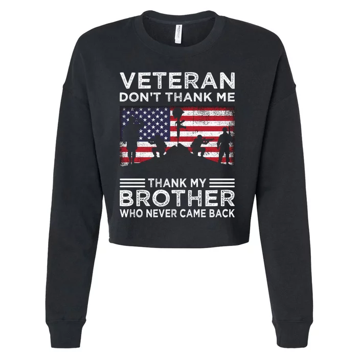 American Veteran T Cropped Pullover Crew