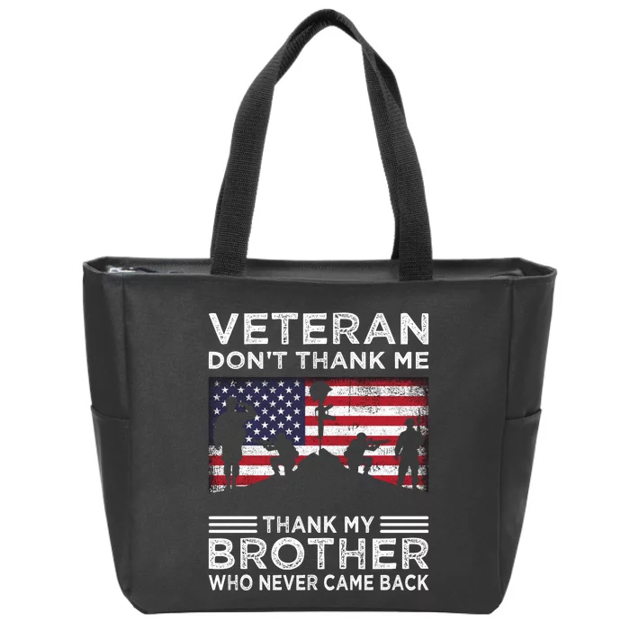 American Veteran T Zip Tote Bag