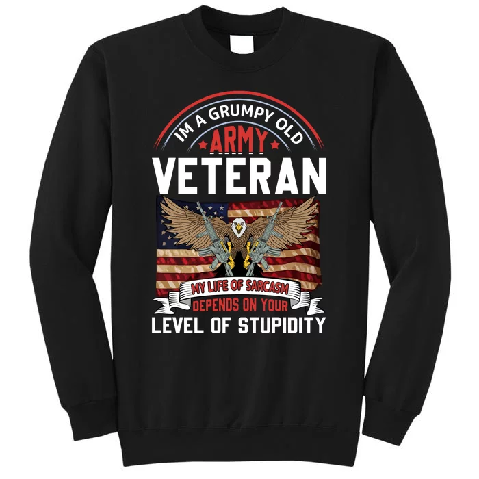 Army Veteran T Sweatshirt